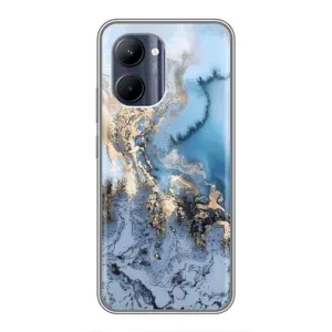 Мраморний чехол на Realme C33 (VPrint) (Ніжний мрамор)