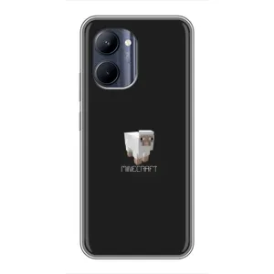 Чехол Майнкрафт на Realme C33 (AlphaPrint) Minecraft (Овечка Майнкрафт)