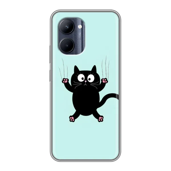 Чехол с принтом «Падающий кот» для Realme C33