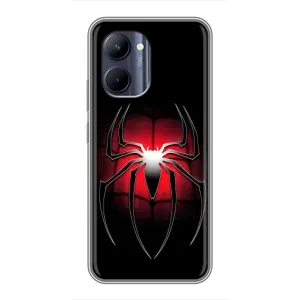 Чехол с человеком пауком для Realme C33 - (AlphaPrint) (Паук марвел)
