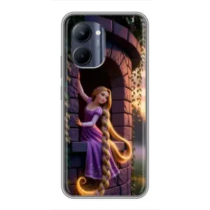 Чохол Рапунцель для Realme C33 (Рапунцель на вежі)