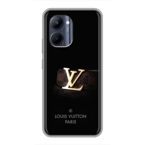 Чехлы Луи Витон для Realme C33 (AlphaPrint - LOUIS VUITTON) (ремешок LV)