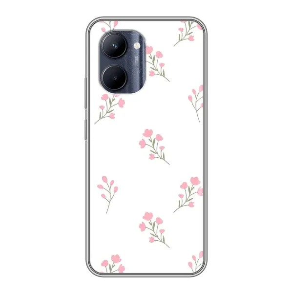 Чехол с принтом «Розовые цветы» для Realme C33