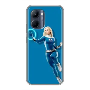 Чохол з принтом Фантастична четвірка для Realme C33 (Сью Сторм політ)
