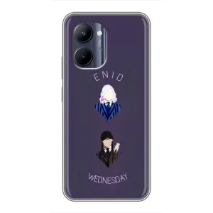 Чохли Венсдей на Realme C33 Уенсдей (AlphaPrint) (Венздей і подруга)