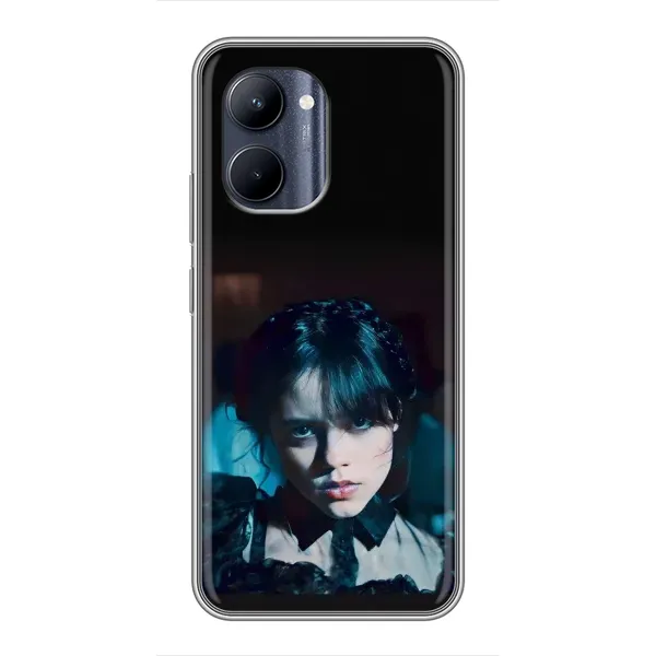 Чехол с принтом «взгляд Уэнздей» для Realme C33