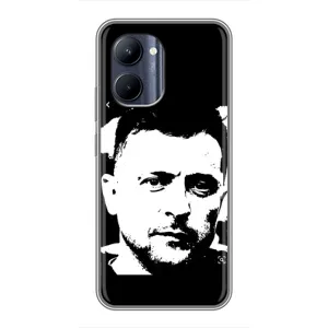 Чехол для Realme C33 (AlphaPrint - с принтом Зеленского) (Зеленский АРТ)