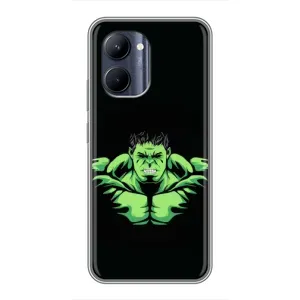 Чохли з героями Марвел Realme C33 (VPrint) (Зелений Халк)