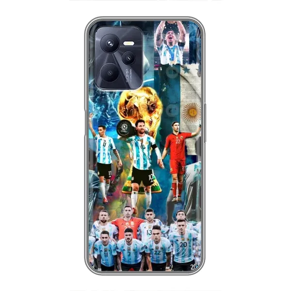Чехол с принтом «Аргентина Месси» для Realme C35