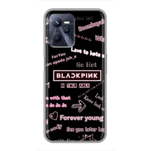 Чехол с музыкальной группой для Realme C35 (BLACKPINK)