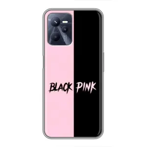 Чехол с музыкальной группой для Realme C35 (БлэкПинк)