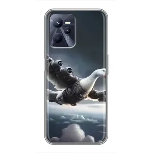 Чохол з мемом Тралалело тралала на Realme C35 (Бомбардіні гусіні)