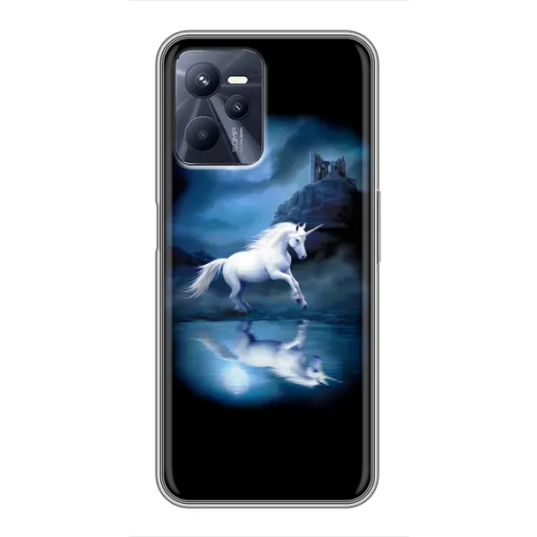 Чехол с принтом «Единорог» для Realme C35 Чехол с принтом «Единорог» для Realme C35