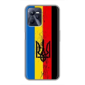 Украинские Чехлы для Realme C35 с картинкой УПА (AlphaPrint) (Флаг УПА)