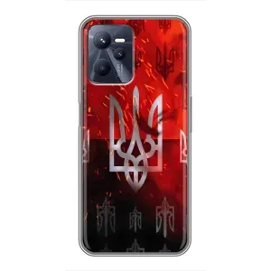 Украинские Чехлы для Realme C35 с картинкой УПА (AlphaPrint) (ГЕРБ УПА)