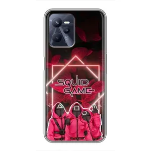 Чохол Гра в кальмара для Realme C35 (Охоронці Гра кальмара)