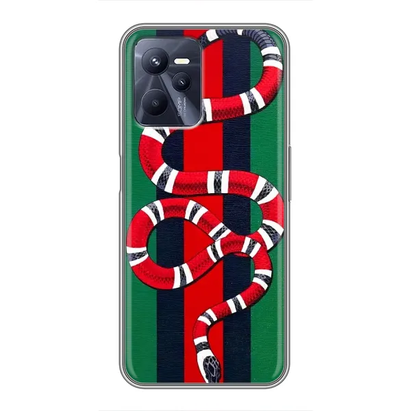 Чехол с принтом «Gucci змия» для Realme C35