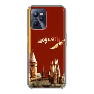 Чехлы с Гарри Поттером для Realme C35 (AlphaPrint) (Hogwarts)