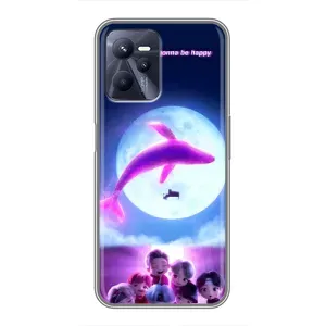 Чехлы BTS для Realme C35 (AlphaPrint) (КИТ BTS)