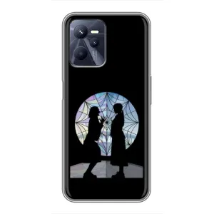 Чехлы Венсдей на Realme C35 Уэнсдей (AlphaPrint) (комната Уэнздей)
