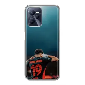 Чехол с футболистом Ламин Ямаль Realme C35 (Ламин 19)