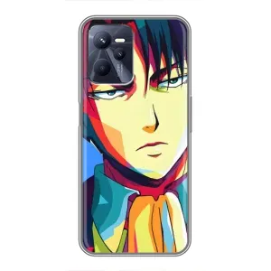 Чехлы Персонажи Аниме Наруто для Realme C35 (AlphaPrint) (Леви Аккерман)