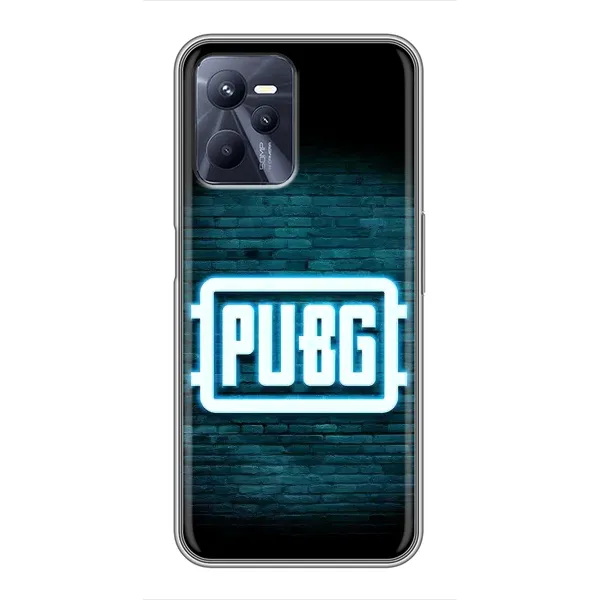 Чохол з принтом «Лого PUBG» для Realme C35