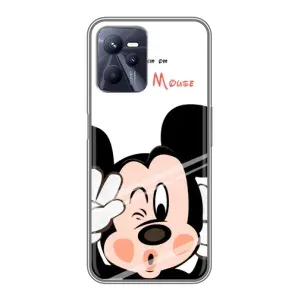 Эксклюзивный чехол для Realme C35 (AlphaPrint - Мультяшные) (Маус Микки)