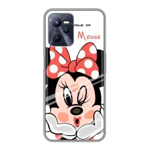 Эксклюзивный чехол для Realme C35 (AlphaPrint - Мультяшные) (Маус Минни)