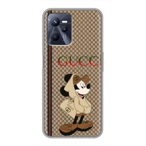 Чехлы ГУЧЧИ для Реалми С35 (AlphaPrint) (Mickey GUCCI)