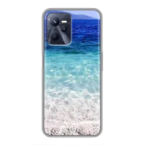 Силиконовый чехол с КАРТИНКАМИ лето для Realme C35 (AlphaPrint) (Море)