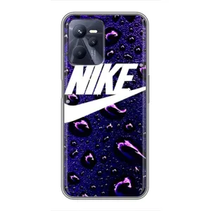 Чехол для Realme C35 - с принтом Найк (AlphaPrint) (Найк принт)
