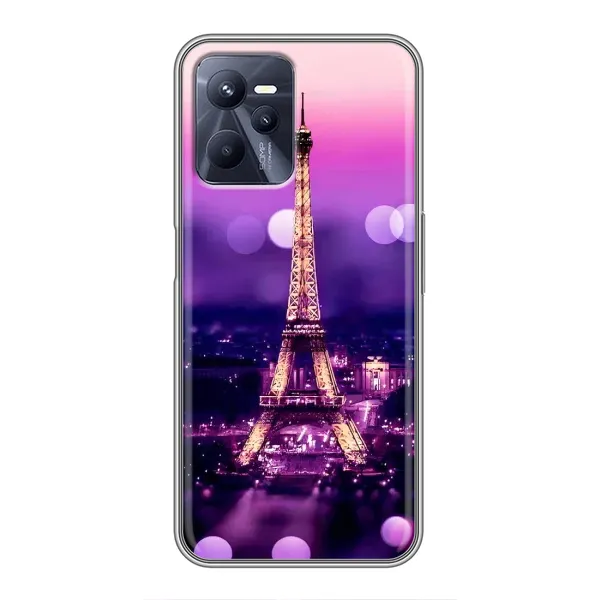Чехол с принтом «Париж Башня» для Realme C35 Чехол с принтом «Париж Башня» для Realme C35