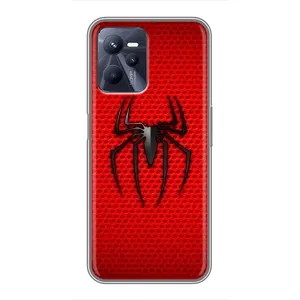 Чехол с человеком пауком для Realme C35 - (AlphaPrint) (Паук Марвел)