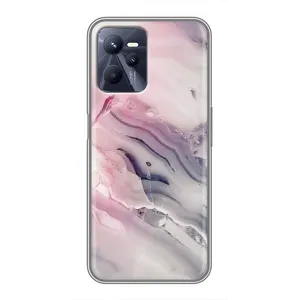 Мраморный чехол на Realme C35 (VPrint) (Пурпурный Мрамор)