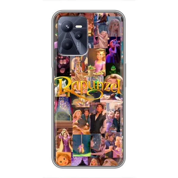 Чохол з принтом «Колаж Рапунцель» для Realme C35 Чохол з принтом «Колаж Рапунцель» для Realme C35