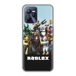 Чехлы с топовыми принтами для Реалми С35 (ROBLEX)
