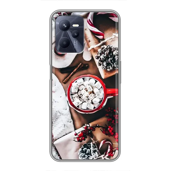 Чехол с принтом «Рождественская атмосфера» для Realme C35