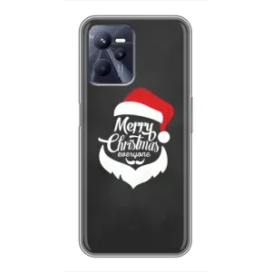 Рождественские Чехлы для Realme C35 (VPrint) (Санта Крисмас)