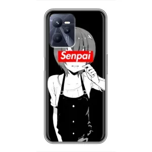 Чехлы Персонажи Аниме Наруто для Realme C35 (AlphaPrint) (Senpai)