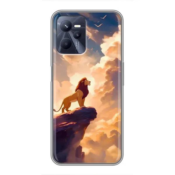 Чохол з принтом «Сімба на скелі» для Realme C35 Чохол з принтом «Сімба на скелі» для Realme C35