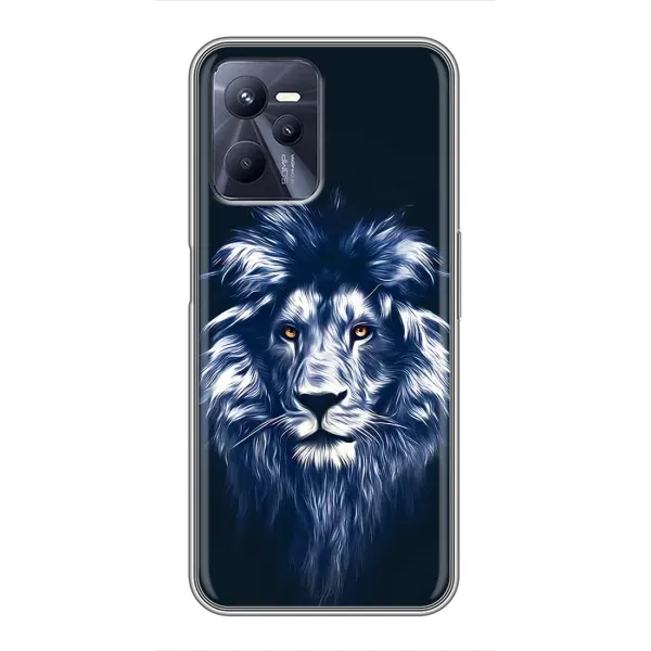 Чехол с принтом «Синий Лев» для Realme C35