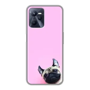 Чехлы с собаками для Realme C35 (VPrint) (Смешная собака)