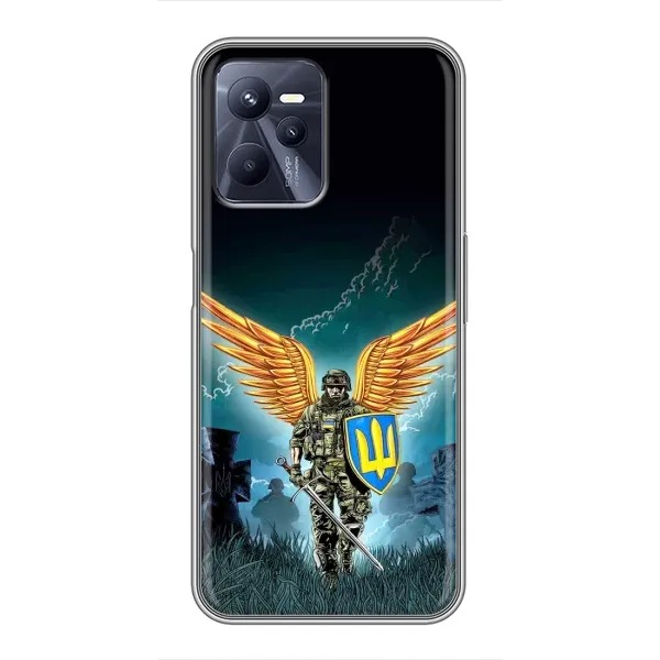 Чохол з принтом «Солдат ЗСУ» для Realme C35 Чохол з принтом «Солдат ЗСУ» для Realme C35