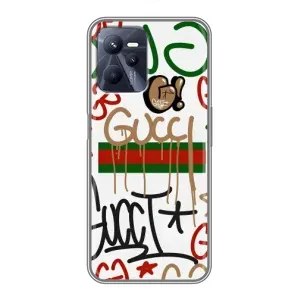Брендновые Чехлы для Realme C35 - (PREMIUMPrint) (Стиль GUUCI)