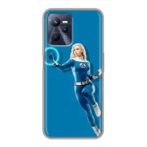 Чохол з принтом Фантастична четвірка для Realme C35 (Сью Сторм політ)
