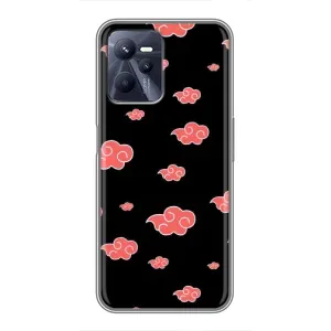 Чехлы Персонажи Аниме Наруто для Realme C35 (AlphaPrint) (Тучки Аниме)