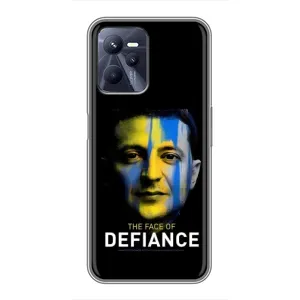 Чехол для Realme C35 (AlphaPrint - с принтом Зеленского) (В. Зеленский)