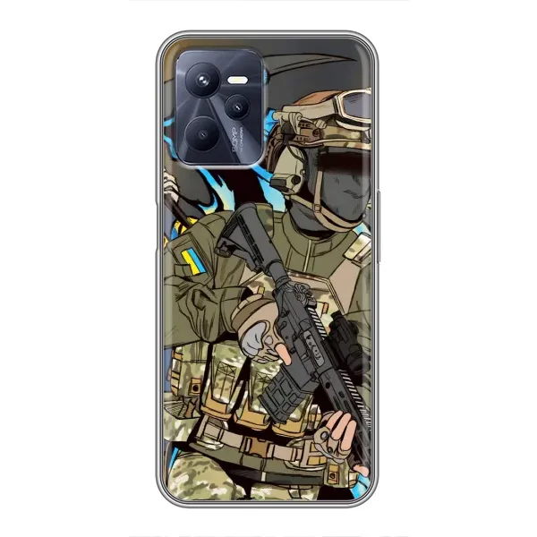 Чохол з принтом «Воїн ЗСУ» для Realme C35 Чохол з принтом «Воїн ЗСУ» для Realme C35