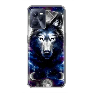 Защитные чехлы для Реалми С35 (AlphaPrint) (ХИТ продаж) ВОЛК (Волк)